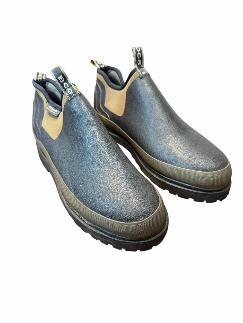 Bogs Men’s Chelsea Waterproof Boots - Black with Tan Panels